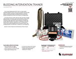 Bleeding Intervention Trainer - Laceration - Product Information Sheet