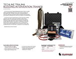 TechLine Trauma Bleeding Intervention Trainer - Shrapnel - Product Information Sheet