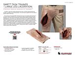 SMRT Task Trainer - Large Leg Laceration - Product Information Sheet