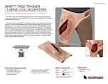 SMRT Task Trainer - Large Leg Laceration - Product Information Sheet