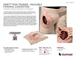 SMRT Task Trainer - Packable Femoral Laceration - Product Information Sheet