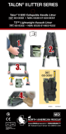Talon II Model 90C Collapsible Handle Litter Instructions