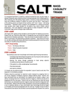 T2 Triage Officer Kit and T2 Tactical Triage Kit SALT White Paper