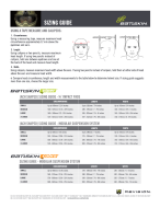 Batlskin Viper Helmet Sizing Chart