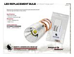 ENT Pocket Exam Light - LED Replacement Bulb - Product Information Sheet