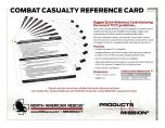 Combat Casualty Reference Card Product Information Sheet