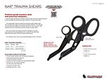 NAR Trauma Shears Product Information Sheet
