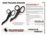 NAR Trauma Shears Product Information Sheet