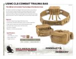 USMC CLS Combat Trauma Bag Product Information Sheet