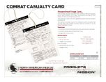 Combat Casualty Card Product Information Sheet