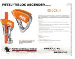 Petzl TiBloc Ascender Product Information Sheet