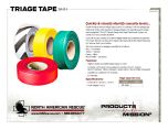 Triage Tape Product Information Sheet
