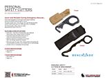 Benchmade Personal Safety Cutter Product Information Sheet