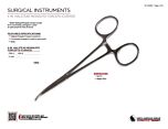 NAR Surgical Instruments - Product Information Sheet