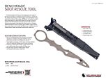 Benchmade SOCP Rescue Tool - Product Information Sheet