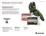 Emergency Survival Wrap - Product Information Sheet