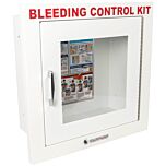 Public Access Bleeding Control Metal Semi-Recessed Wall Case - right