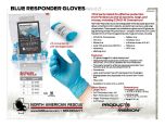 Blue Responder Gloves - Product Information Sheet