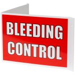 3-Way Bleeding Control Sign