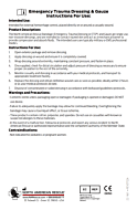 ETD and Gauze IFU - Instructions for Use