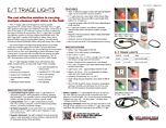 E/T Triage Lights Product Information Sheet