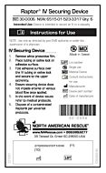 Raptor IV Securing Device Instructions