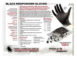 Black Responder Glove Kits Product Information Sheet