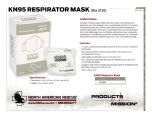 KN95 Respirator Mask Product Information Sheet