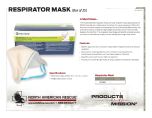 Respirator Mask (Box of 35) - Product Information Sheet