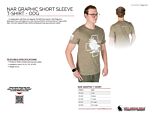 NAR Graphic Short Sleeve T-Shirt - ODG - Product Information Sheet