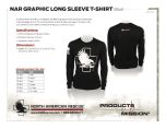 NAR Graphic Long Sleeve T-Shirt - Black - Product Information Sheet