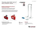 TRAUMA AND FIRST AID KIT WALL MOUNT HOOK - PRODUCT INFORMATION SHEET
