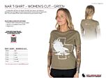 NAR T-Shirt - Women's Cut - Green - Product Information Sheet