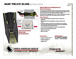Pelvis Binders Sam Splints Guide.pdf SAM Pelvic Sling Product Information Sheet | North American Rescue