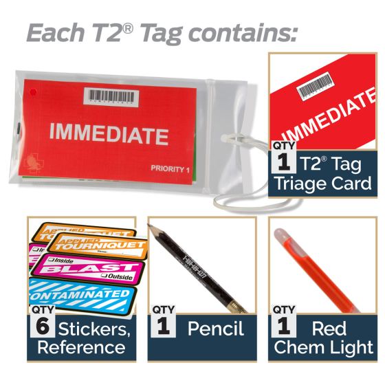 トリアージタッグ　NAR社CAT　ARS NAR T2 Tag - Casualty Management | North American Rescue