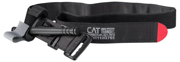 Combat Application Tourniquet (C-A-T) - Tactical Black (Back View)