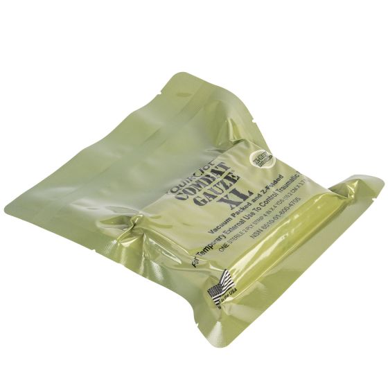 QuikClot Z-Fold Vacuum Packed Combat Gauze - XL | North American