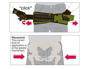 TCCC SAM Pelvic Sling II 骨盤骨折・骨盤固定具-CAT SAM Pelvic Sling II