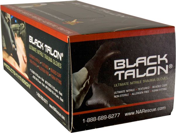 Black Talon Gloves - Trauma Gloves | North American Rescue