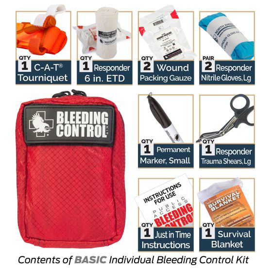 bemanning behuizing software Individual Bleeding Control Kit - Nylon | North American Rescue