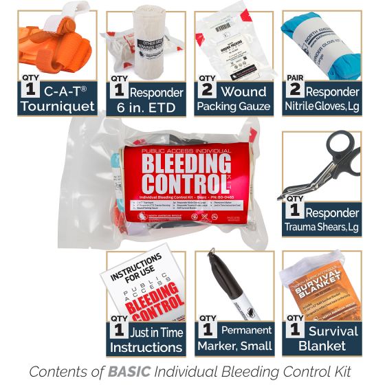 moord Uitgaan passagier Individual Bleeding Control Kit | North American Rescue