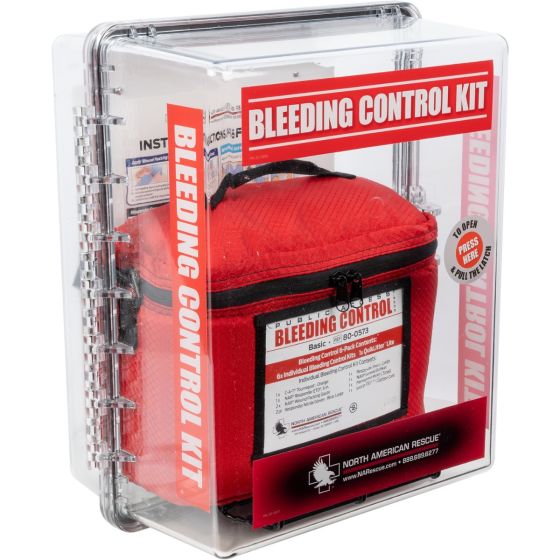 Public Access Bleeding Control Stations - 6-Pack Vacuum Sealed