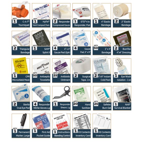 Trauma and First Aid Kits TFAK Class B North American Rescue