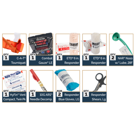 IFAK Shoulder Kit - Red - Advanced | North American Rescue