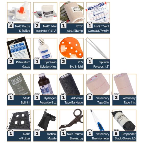 K-9 Tactical Field Kit North American Rescue