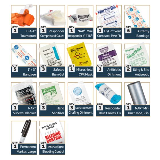 First aid kit contents sale