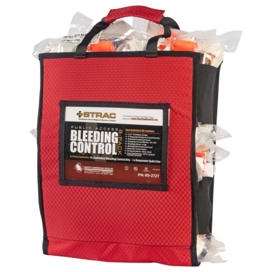 STRAC 8-Pack Bleeding Control Station HB496 Compliant - Vacuum