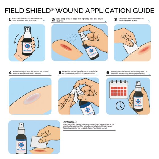 Field Shield Wound Dressing | North American Rescue Field Shield Wound Dressing | North American Rescue