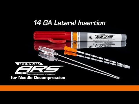 3本　ニードル減圧用 ARS FOR NEEDLE DECOMPRESSION ARS® DECOMPRESSION NEEDLE | Tact-Med Info, LLC