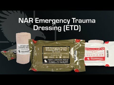 Emergency Trauma Dressing (ETD) - 4 in. | North American Rescue